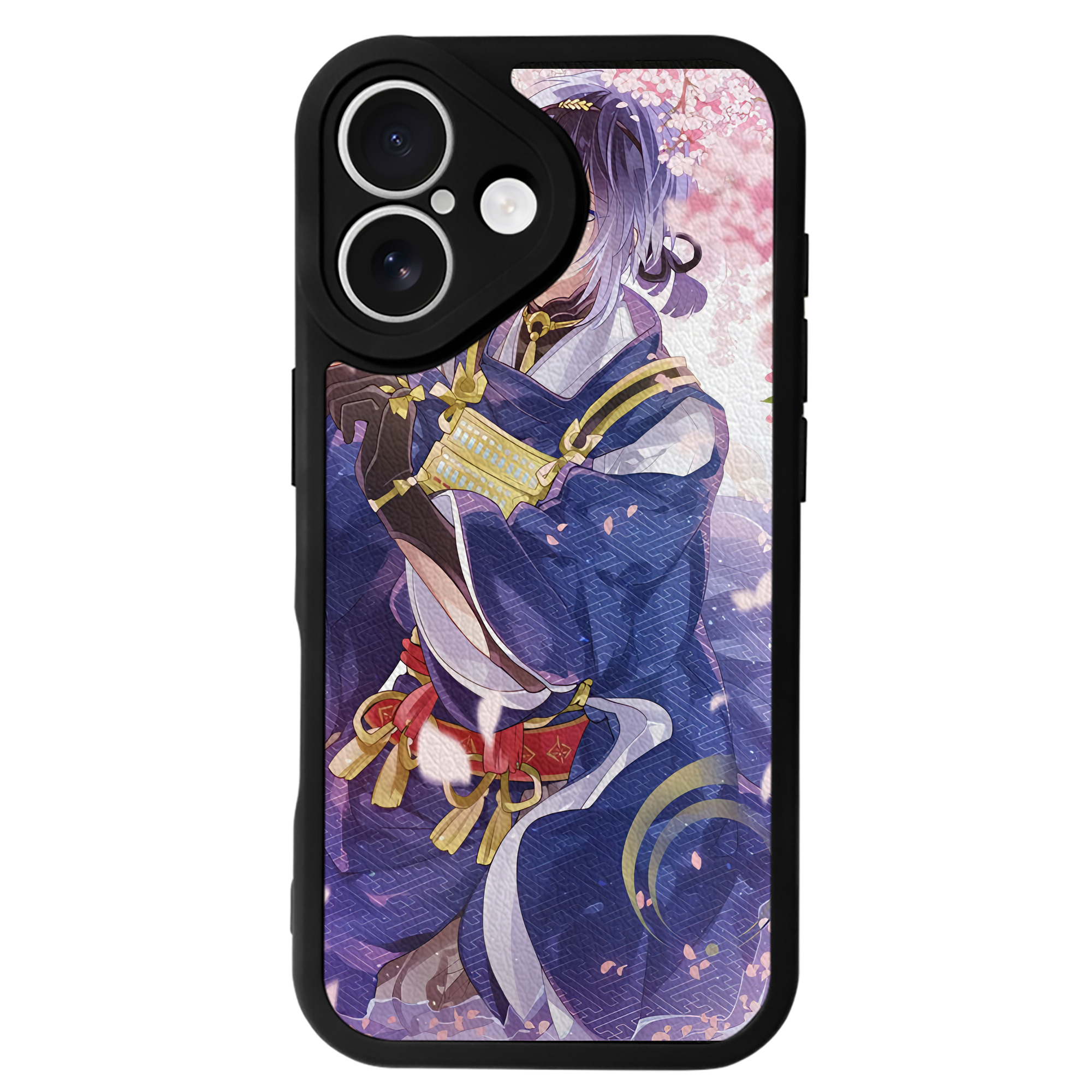 （画像用） 刀剣乱舞 Touken Ranbu 【iPhone 16シリーズ対応】シリコンスマホケース（レザー調） 材質：シリコン